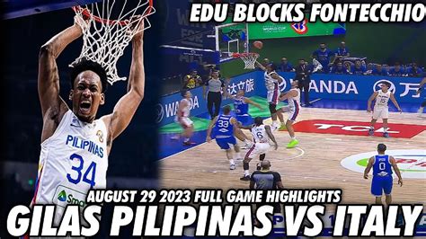 gilas vs italy 2023